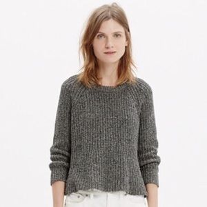 Madewell Cropped Swing Sweater sz XS